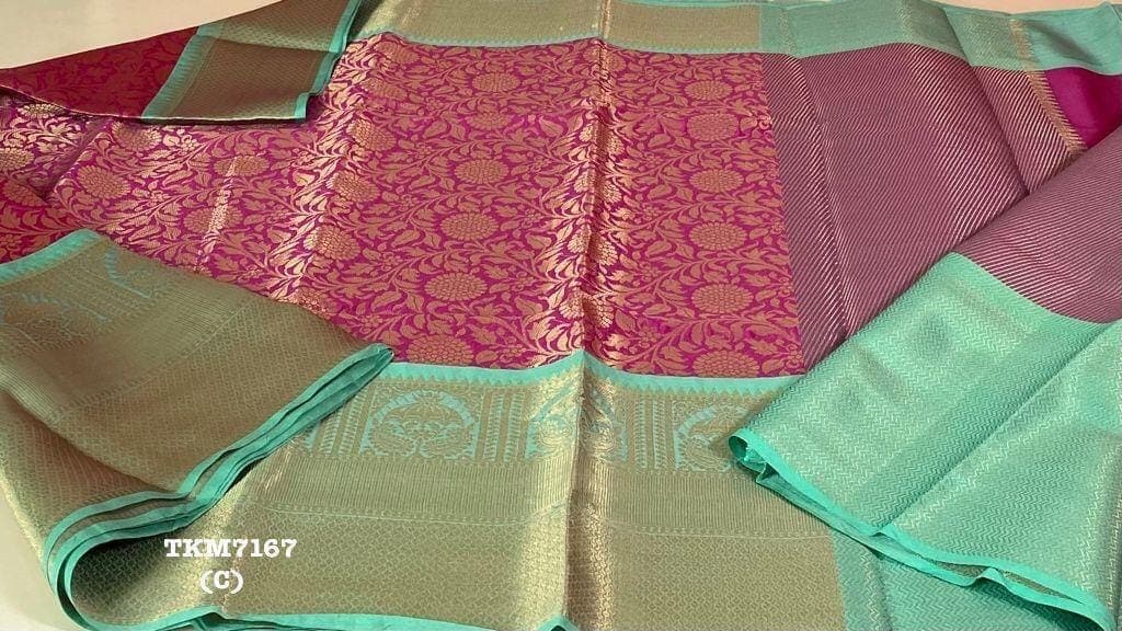 Brocade Waves Saree with a Large Border