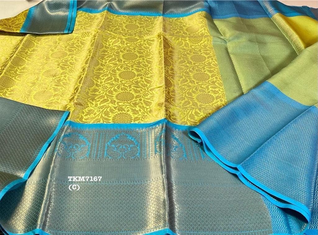 Brocade Waves Saree with a Large Border
