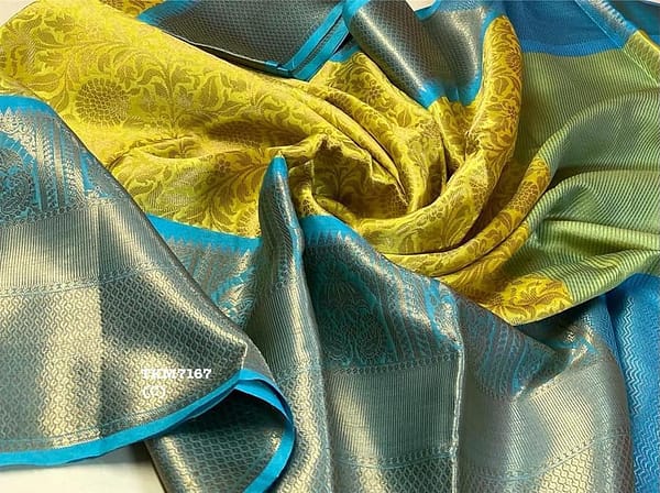 Brocade Waves Saree with a Large Border