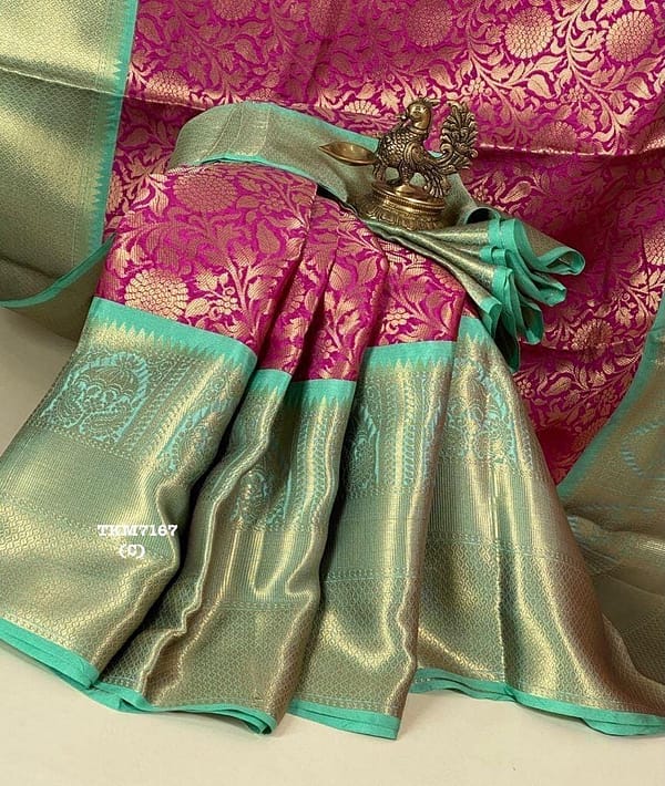 Brocade Waves Saree with a Large Border