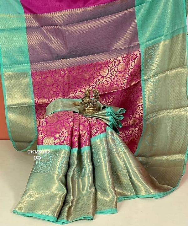 Brocade Waves Saree with a Large Border