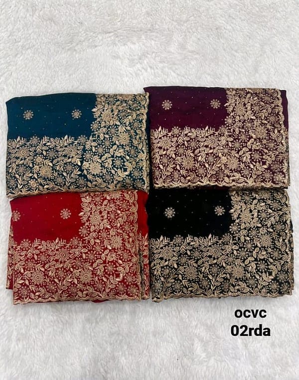 Embrioded Luxury Partywear Saree - Perfect for any outgoing