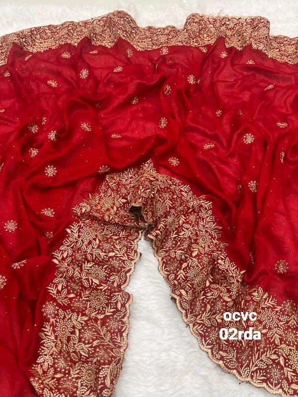 Embrioded Luxury Partywear Saree - Perfect for any outgoing