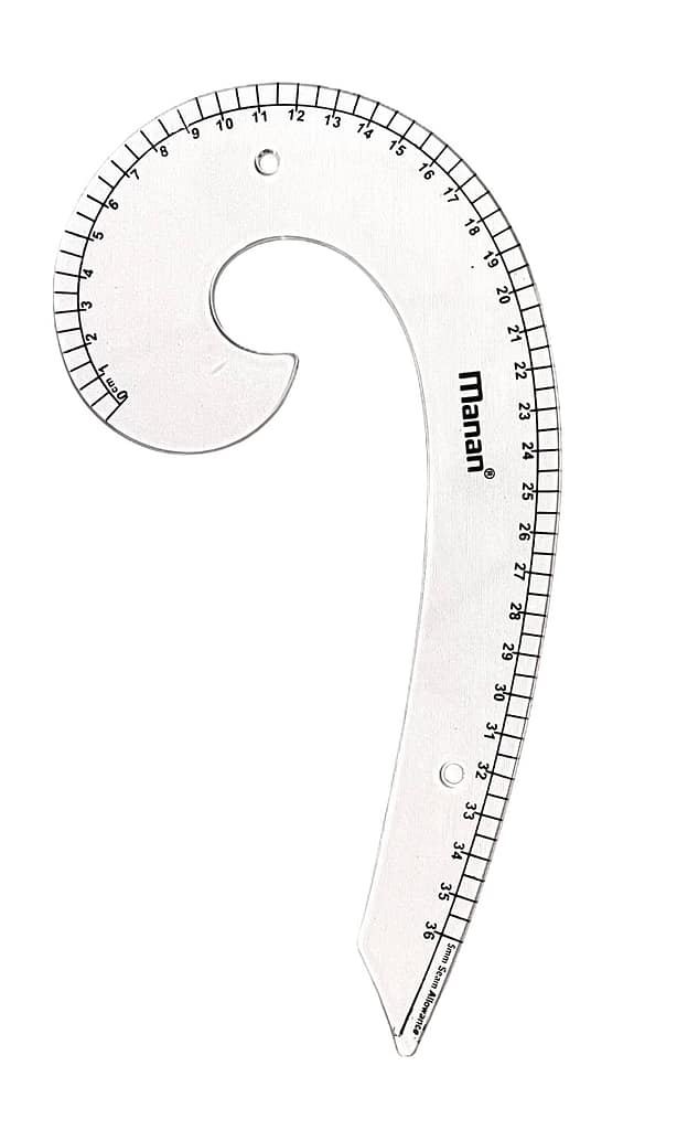 French Curve Ruler (Arm Hole Curve Ruler)